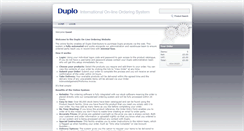 Desktop Screenshot of duplospares.com